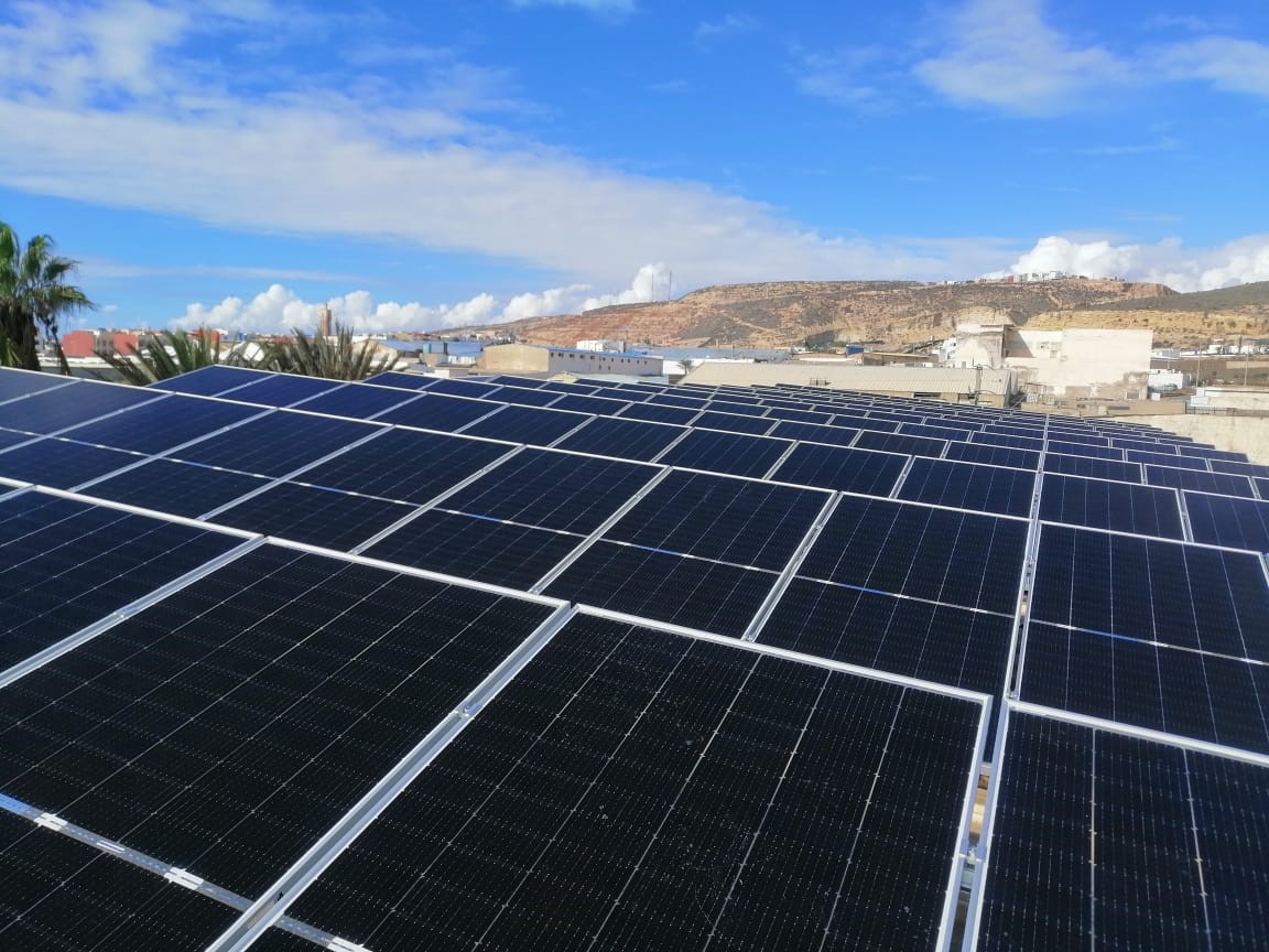 La mise en service de la centrale solaire à Agadir-Maroc